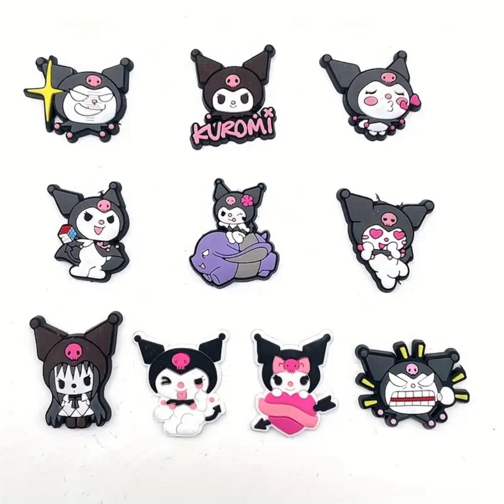 Kuromi Sanrio shoe charms 10pcs